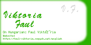 viktoria faul business card